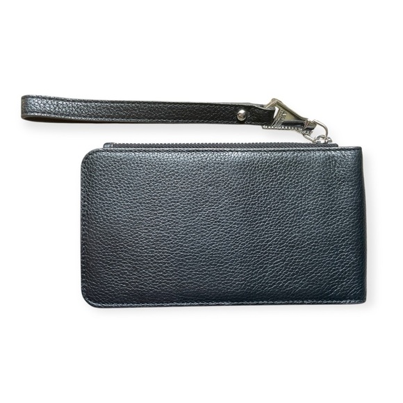 Aimee Kestenberg Calf Hair Cheetah Leopard Print Leather Wristlet Wallet - Picture 2 of 6